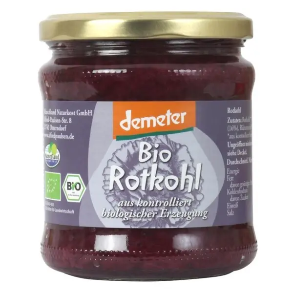 Varza Rosie Murata, Bio si Demeter, 350 g / 335 g, Marschland Naturkost