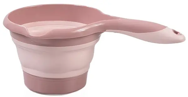 Vas de clătire pliabil BabyJem - roz, 1,1 L