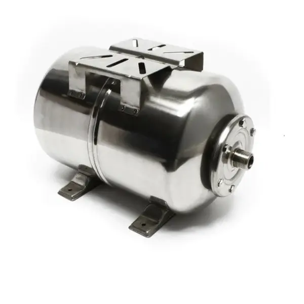 Vas expansiune hidrofor inox, orizontal 24 litri, 8 bari - membrana inclusa