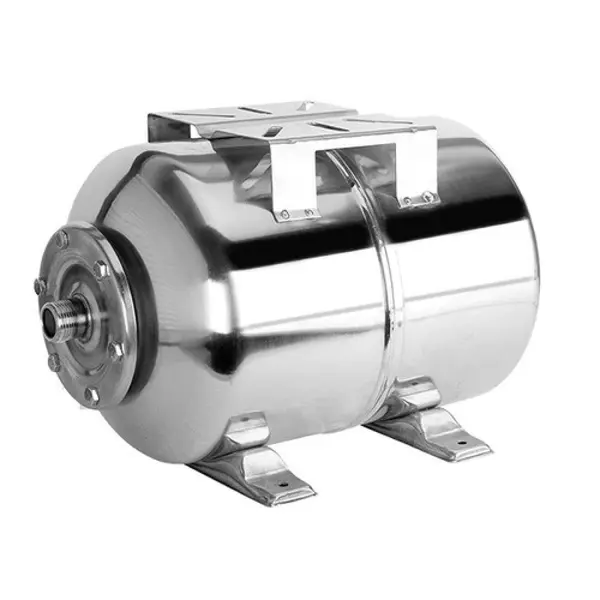 Vas expansiune hidrofor inox, orizontal 50 litri, 8 bari - membrana inclusa