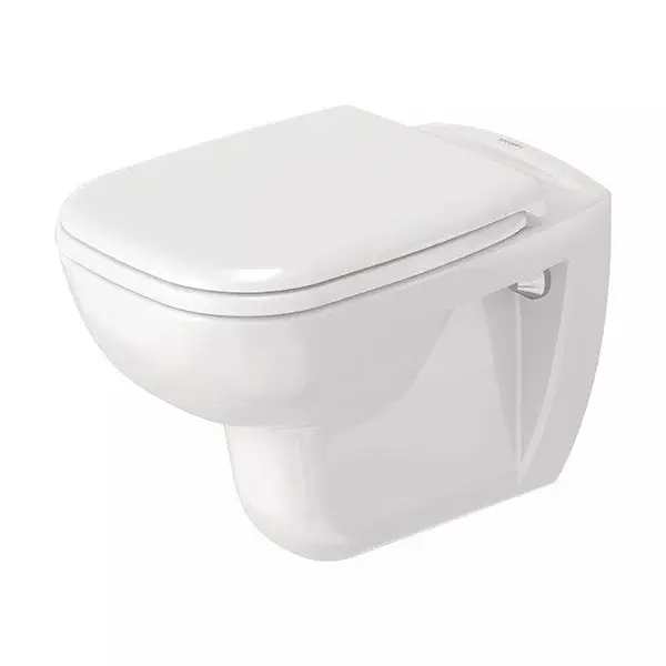 Vas WC Duravit D-Code 45351900A1, suspendat, capac, Alb