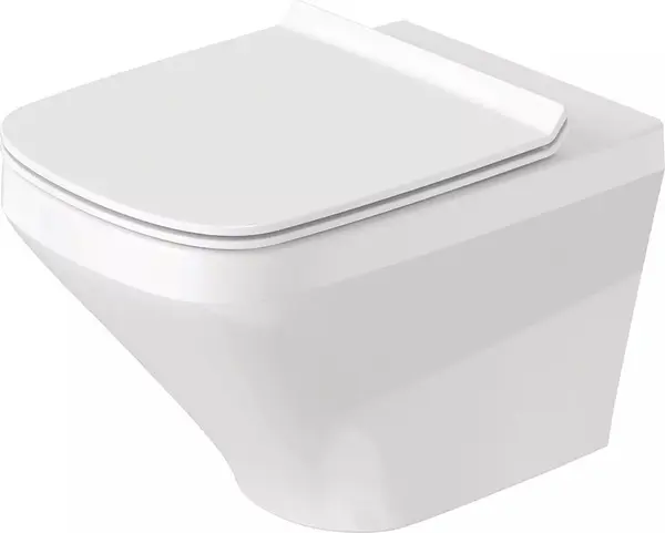 Vas WC Duravit DuraStyle 45510900A1, suspendat, Rimless, capac SoftClose, Alb