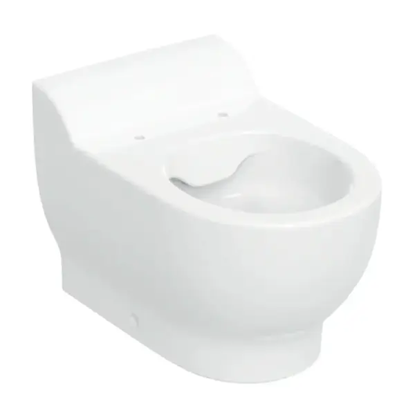 Vas WC monobloc pentru copii, 53 cm x 33 cm, alb, Rimfree, Geberit Bambini