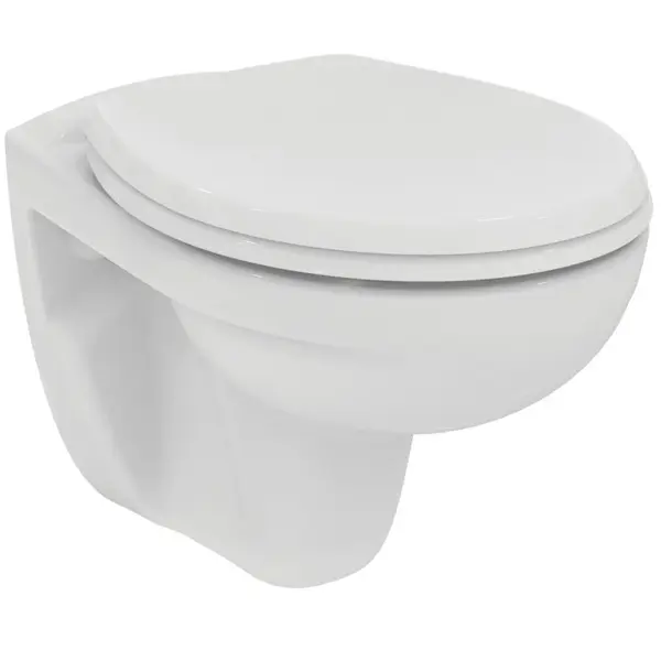 Vas wc suspendat Ideal Standard Eurovit alb cu capac inclus