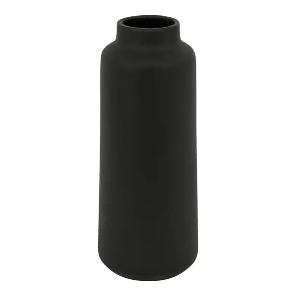 Vaza ceramica Bender, Pako World, Negru, 12x12x30 cm
