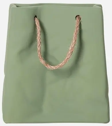 Vază decorativă în formă de punga Morello - verde