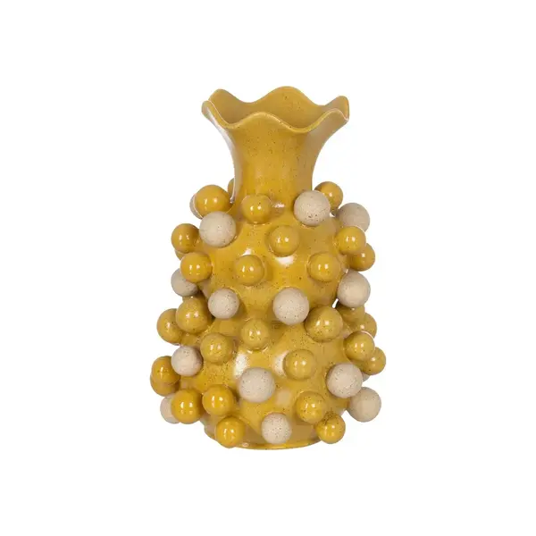 Vaza NERULO YELLOW H39 CM - Galben