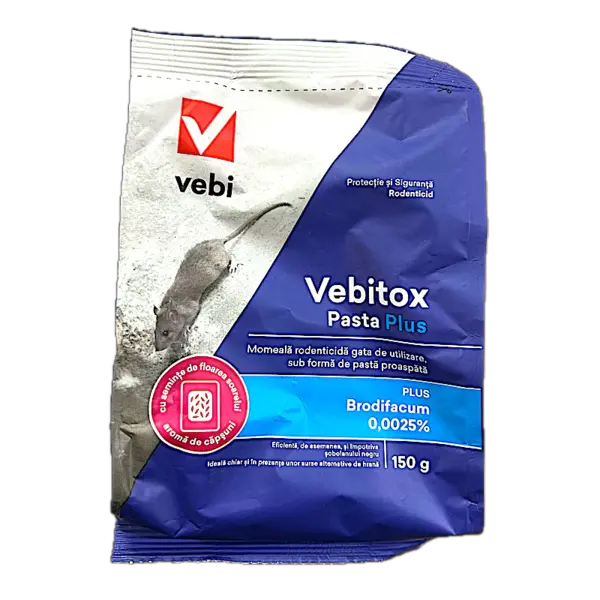 Vebitox Pasta Plus 150 gr, raticid, Vebi - Default Title