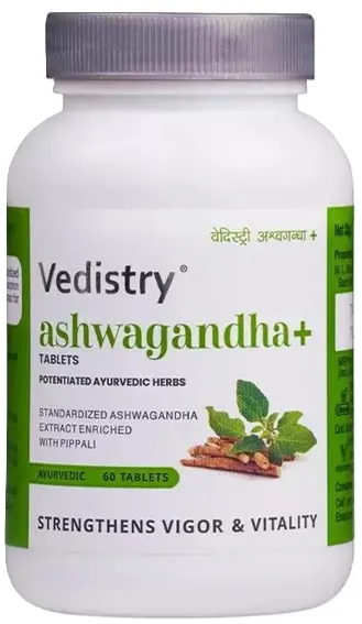 Vedistry Ashwagandha Plus, 60 tablete, Charak Pharma