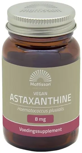 Vegan Astaxanthin, 8 mg, 60 capsule, Mattisson Healthstyle