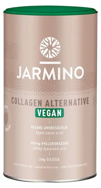 Vegan colagen + Acid hialuronic și siliciu, zmeură, 450 g, Jarmino