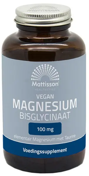 Vegan Magnesium Bisglycinate, 90 tablete, Mattisson Healthstyle