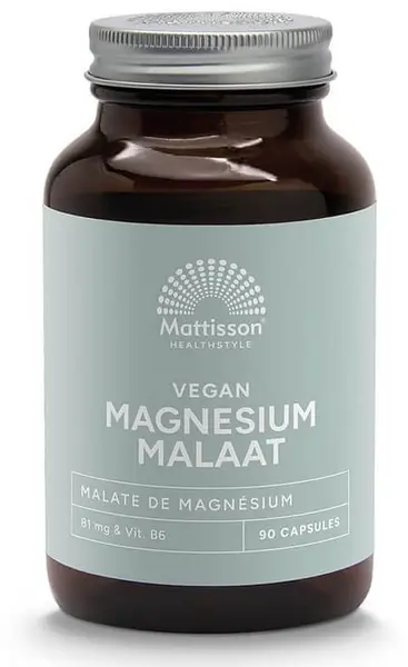 Vegan Magnesium Malate, 90 capsule, Mattisson Healthstyle