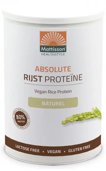 Vegan Rice Protein, 400 g, Mattisson Healthstyle