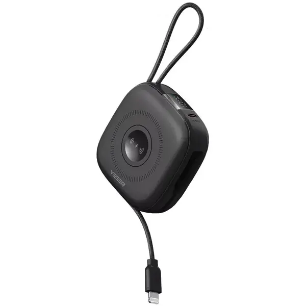 VEGER Baterie externa Veger W1185, 1 x USB-C, 10000 mAh, Gri