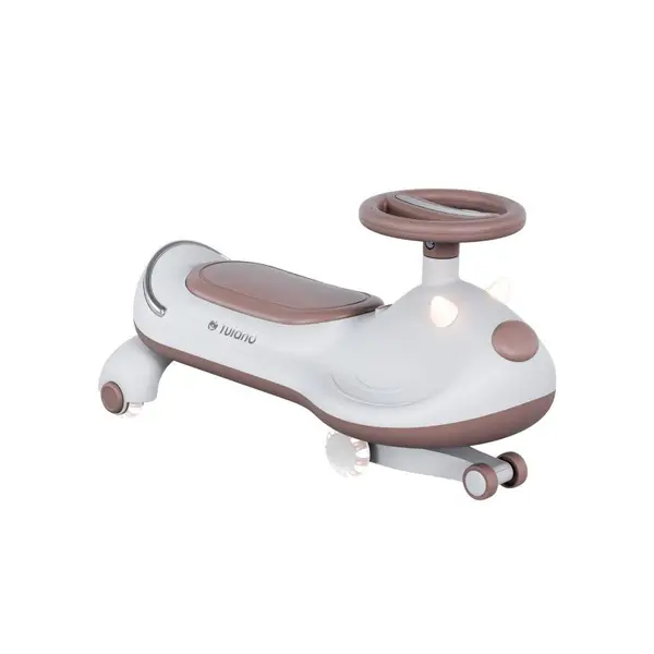 Vehicul copii Plasmacar gravitational Tulano Focus 45 Grey cu portbagaj,roti luminoase,claxon cu lumina,panou muzical,sezut confortabil,greutate admisa 100 kg