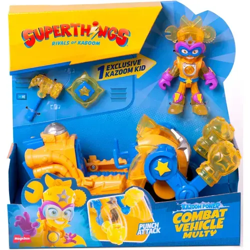 Vehicul de lupta SuperThings - Multy, cu figurina