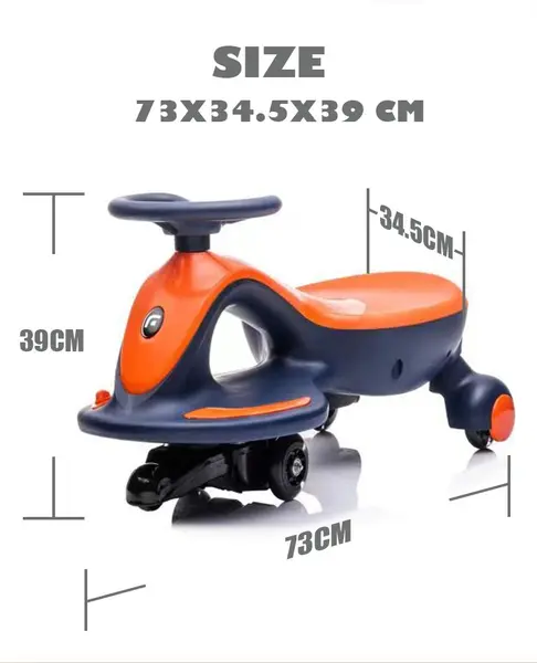 Vehicul electric tip PlasmaCar pentru copii Nichiduta, design sportiv fara pedale, volan ergonomic, cu baterie reincarcabila de 6V4.5AH, dimensiune 73 x 34.5 x 39 cm, pinkpurple