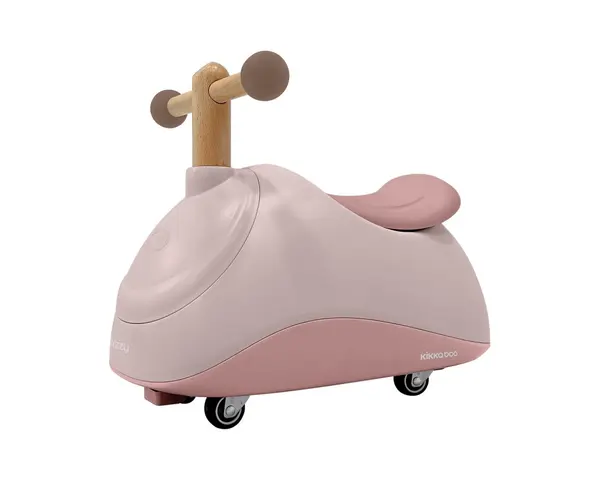 Vehicul fara pedale pentru copii Ride On KikkaBoo Sizzy Pink multidirectional,manere pentru sustinere,sezut ergonomic moale,sistem de protectie antirasturnare,roti pivotante pentru multisuprafete,de la 12 luni