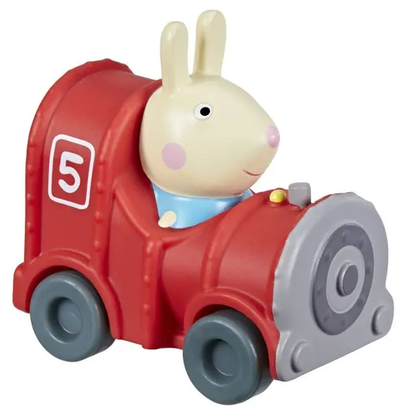 Vehicul Hasbro Peppa Pig - Iepurașul Rebecca cu o locomotivă