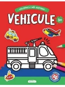 Vehicule. Contine 12 autocolante. 3 ani+/***