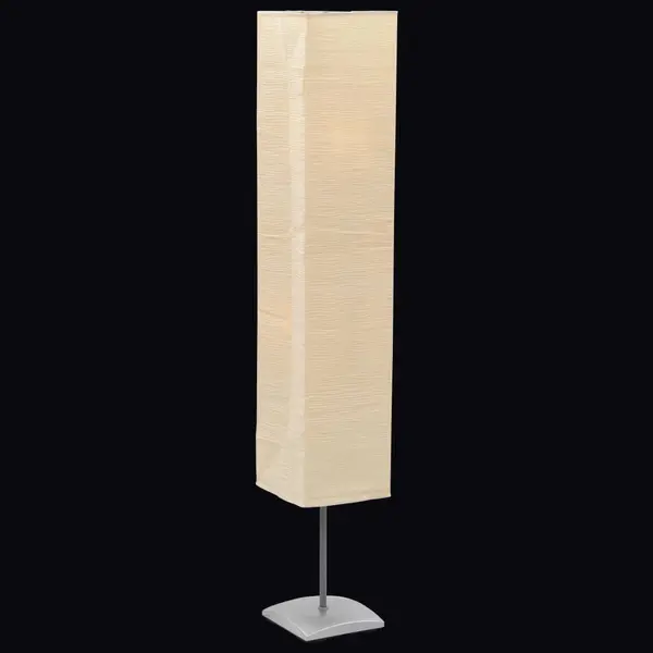 Veioza de podea cu suport de otel 135 cm crem