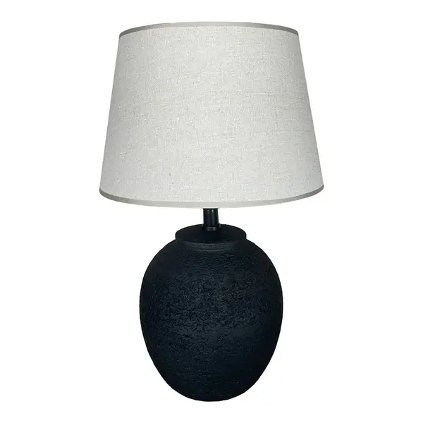 Veioza Lurata Negru 26x26x38 cm