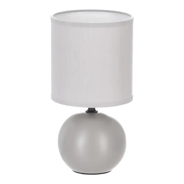 Veioza PWL-1210, Pako World, E14, Ceramica, Gri, 13x13x25 cm