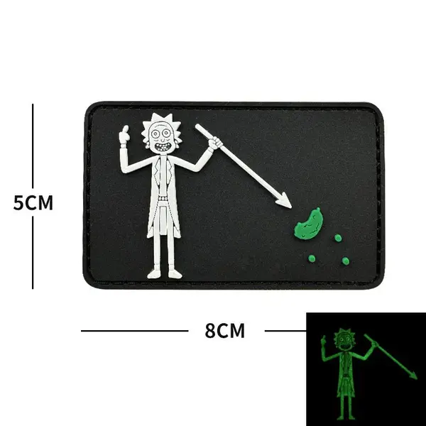 Velcro Patch Pickle Rick - Default Title
