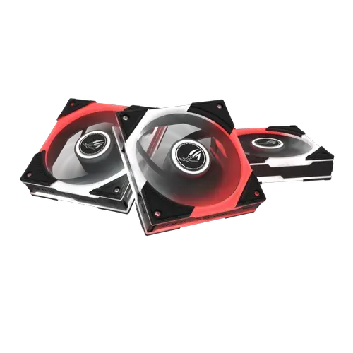 Ventilatoare ASUS ROG EURUX GR120 ARGB Triple Pack, FDB, 2600 RPM, 85 CFM, 4.5 mmH2O (Negru)
