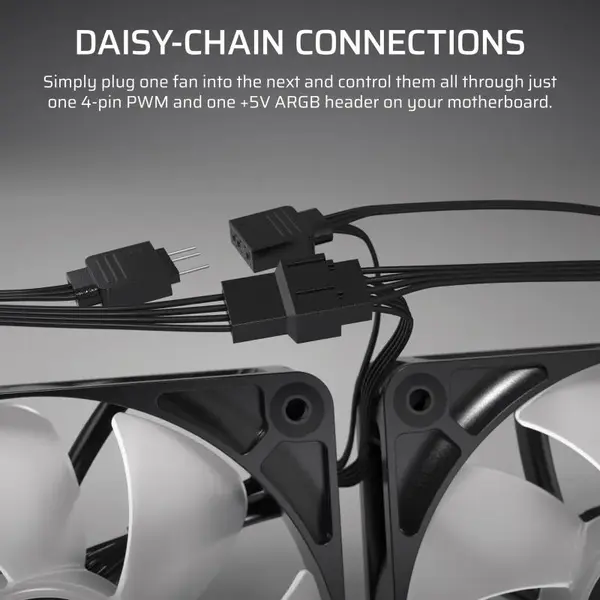 Ventilatoare CORSAIR RS120 ARGB BLACK Ventilatoare CORSAIR RS120 ARGB BLACK