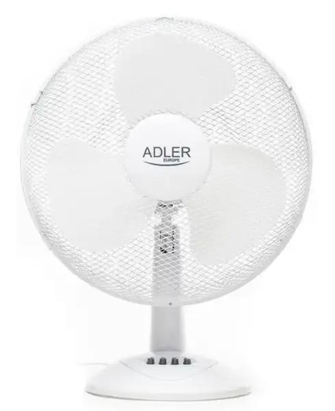 Ventilator Adler AD7304, 55W, 40 cm, 3 trepte (Alb)