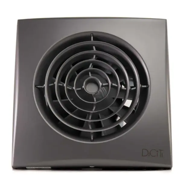 - Ventilator baie AURA 4C Silent, Clapeta antiretur, Garantie 2 ani, Motor Long Life 40000h, Debit 90mc/h, Ø100mm, Dark Gray Metal