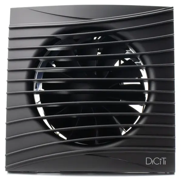 - Ventilator baie SILENT 4C, Super Silent, Clapeta antiretur, Motor Long Life 40000h, Debit 90mc/h, Ø100mm, Matt black