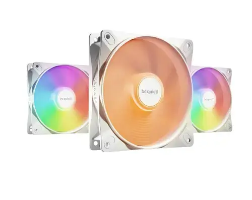 Ventilator Be quiet! Light Wings LX PWM, ARGB LED, 120mm, 3 bucati (Alb)