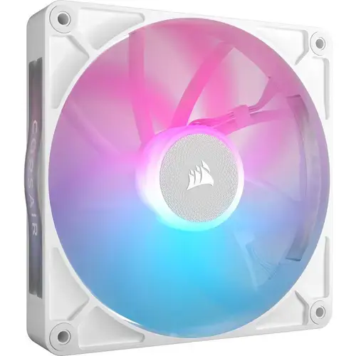 Ventilator Corsair iCUE LINK RX140 RGB, iluminare RGB, 140mm, 1700 rpm, PWM (Alb)
