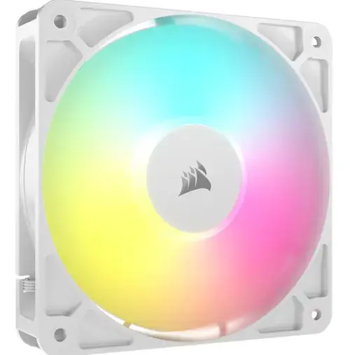 Ventilator Corsair RS120 ARGB PWM, ARGB LED, 120mm (Alb)