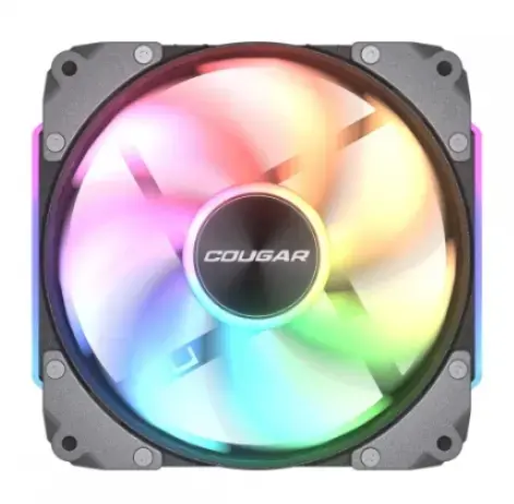 Ventilator Cougar Apolar 120 ARGB, ARGB LED, 120mm, Negru