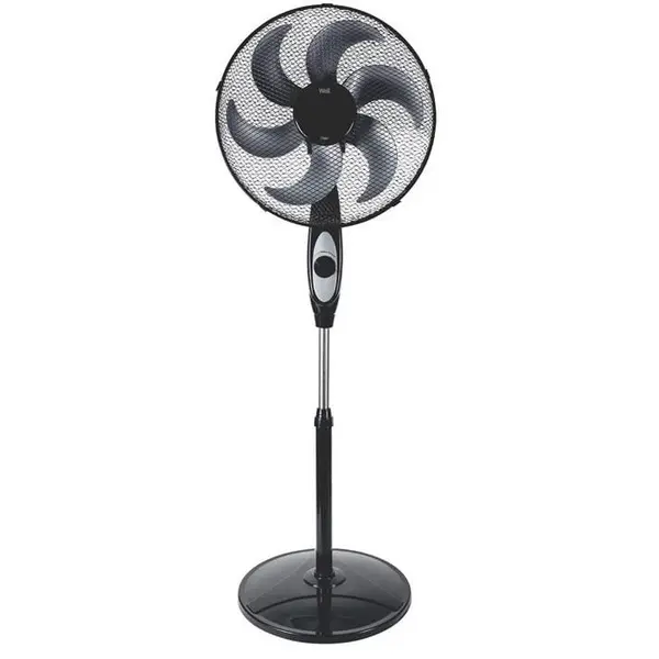Ventilator cu picior 40cm, 75W, inaltime 1.3m, negru, Well Polar FAN-STAND-POLAR-WL / 5948636046489