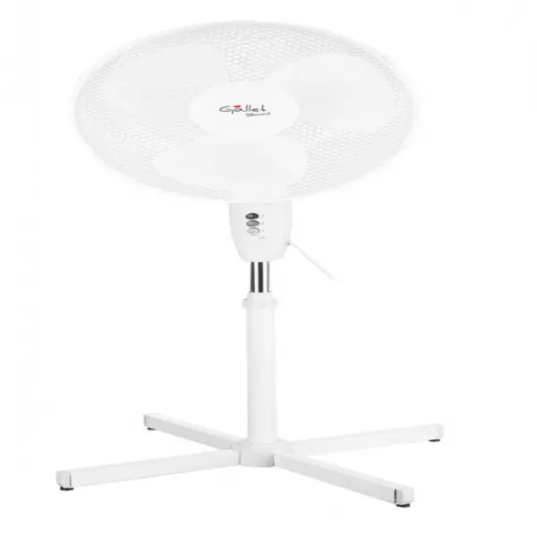 Ventilator cu picior GALLET VEN16S, 45W, diametru 40 cm, 3 viteze, oscilatie, zgomot redus