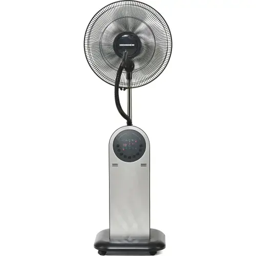 Ventilator cu picior Heinner HMF-18GREY, 95 W, Rezervor apa 1.8 l, Telecomanda, Umidificare 360, 3 tipuri de ventilare, Temporizator, Gri