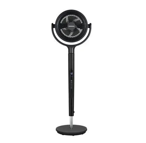 Ventilator cu picior HEINNER HSF-MAT24DC-GY, 12 viteze, Display LED, 3moduri, Oscilare, 20 W, H 112 cm (Negru)