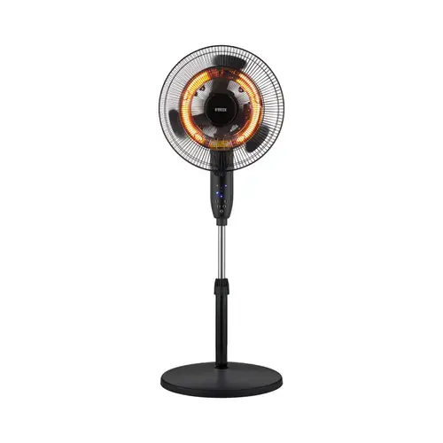 Ventilator cu picior inteligent 2 in 1 cu functie de incalzire Noveen F740, 4 viteze, WiFi Smart X-LINE, Timer, 40/1000/2000 W (Negru)