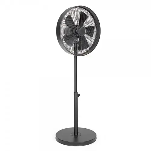 Ventilator cu picior Livoo DOM489, 50W, 3 viteze, corp metalic, 5 lame, Inaltime reglabila, oscilatie orizontala (Negru)
