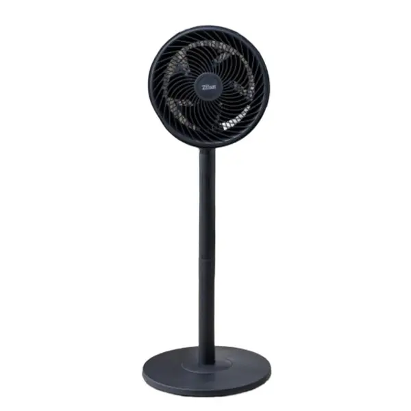 Ventilator cu Picior, Recipient Parfum, Putere 65 W, Diametru 27 cm, Inaltime Reglabila