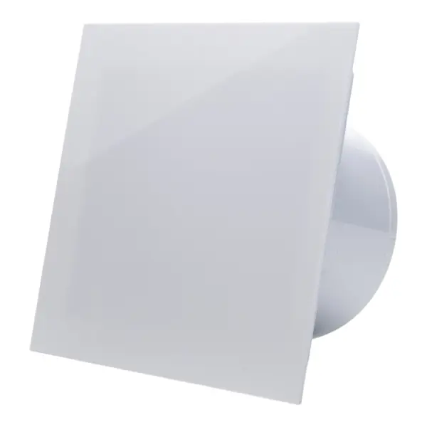 ventilator de baie ecovent decora, o100, super silent, panou plexiglas schimbabil, clapeta antiretur, debit 93 m3/h, garantie
