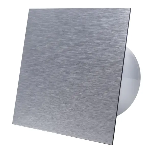 ventilator de baie ecovent decora, o100, super silent, panou plexiglas schimbabil, clapeta antiretur, debit 93 m3/h, garantie