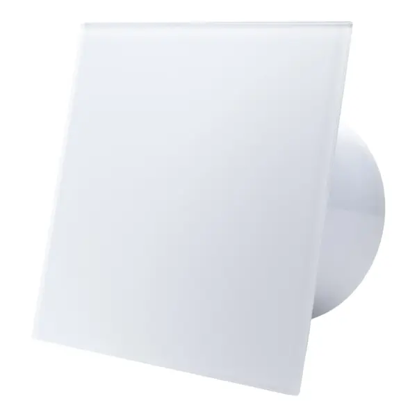- Ventilator de baie Ecovent DECORA SMART, Ø125, Super Silent, Senzor Umiditate, Timer, Panou sticlă, Clapetă antiretur, Debit 140 m3/h, Garanție 5 ani, Alb
