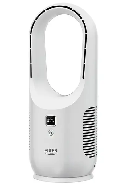 Ventilator de birou Adler AD7343, USB, 2200 mAh (Alb)