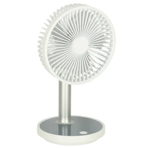 Ventilator de birou fara fir 30cm alb